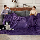 Axyaa Big Fleece Blanket: Soft Cozy Flannel King Size Blanket for Bed, Sofa, Camping