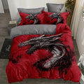 Axyaa Mystical Dragon Duvet Cover Set for Bedroom Comfort