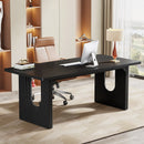 Axyaa Executive Desk: 70.9" Office Computer Conference Table, Workstation Business Furniture