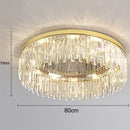 Axyaa Crystal LED Ceiling Light: Modern, Bright, and Elegant Home Decor