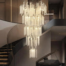 Axyaa Crystal Branch Chandelier - Modern & Elegant Lighting for Living Room & Restaurant