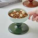Axyaa Ceramic Pet Bowl: Neck-Friendly Design, Anti-Tipping Base, Promotes Healthy Digestion.