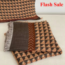 Axyaa 4-Layer Cotton Gauze Fringed Blanket for Spring & Summer