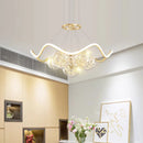Axyaa Modern Pendant Light Chandelier LED Ceiling Lamp Decorative Indoor Lighting