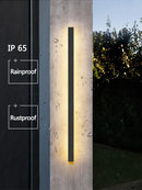 Outdoor Garden Wall Light with LED, Modern Nordic Design for Living Room, IP65 Rated