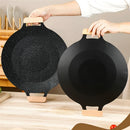 Axyaa Non Stick BBQ Grill Pan with Removable Handle