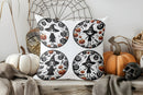 Axyaa Halloween Witch Cartoon Pattern Pillow Cover for Sofa Bedroom Car