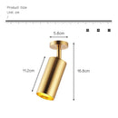 Axyaa Adjustable GU10 Spotlight Gold Lamp for Exhibition Shop Living Room Lighting