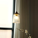 Axyaa Nordic Decor LED Pendant Lights Clear Glass Modern Loft Brass Hanging Lamp