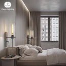 Luxury Nordic Glass LED Wall Sconce by Axyaa - Elegant Hotel Bedroom Vanity Light