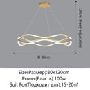 Axyaa Nordic LED Chandelier for Indoor Lighting Decoration