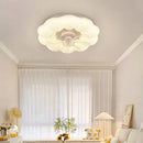 Axyaa Modern Minimalist Fan Lights: Cream Wind Intelligent Ceiling Lighting