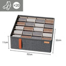 Axyaa Underwear Sock Bra Organizer Cabinet Drawer Storage Box for Wardrobe Clothes