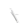 Axyaa Stainless Steel Barbecue Tongs for Food & Ice-Cubes, Restaurant Buffet Tool
