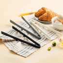 Axyaa Silicone Toast Tongs: Non-Slip Kitchen Cooking Tool Clamp BBQ Salad Trivet