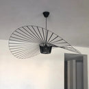 Axyaa Modern Straw Hat Chandeliers for Living Room, Bedroom, and Restaurant
