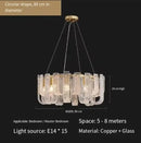 Axyaa Modern Chandelier Ring Lights for Foyer Living Dining Room