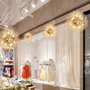 Axyaa Sparkle Ball LED Chandelier - Unique Crystal Lighting for Home & Restaurant