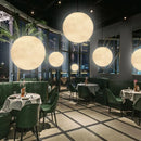 Axyaa Moon Planet Pendant Light for Bedroom and Restaurant
