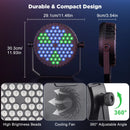 Axyaa RGB Par Light 72LEDs DMX Remote Control DJ Disco Party Lights