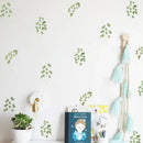 Axyaa Green Leaves Wall Sticker Plant Decals for Home Decor