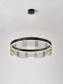 Axyaa Circular Pendant Light: Modern Nordic Style for Living, Dining, Bedroom