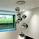 Axyaa Nordic Lava LED Pendant Lights Indoor Lighting Chandelier Kitchen Loft Decor