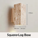 Natural Stone Waterproof Wall Light by Axyaa for Bedroom, Hallway, Living Room - LED Home Lighting Decor