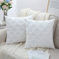 Axyaa Soft Striped Linen Pillow Cover for Sofa - 50x50cm