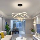 Axyaa Modern Circle Ring Chandelier Pendant Light for Living Room and Bedroom