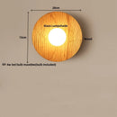 Axyaa Wood LED Wall Sconce Modern Applique Da Pared