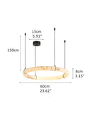 Axyaa Copper Marble Pendant Light: Modern, Luxurious, and Atmosphere-Enhancing