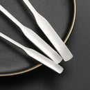 Axyaa Stainless Steel Long Handle Square Spoon Set for Dining and Desserts