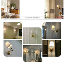 Axyaa Copper Wall Lamp for Living Room Bedroom Aisle Staircase Balcony Office