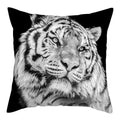 Axyaa Tiger Lion Pillow Case for Home Sofa Decor - Animal Throw Cover
