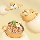 Axyaa Stainless Steel Ramen Bowl Soup Lunch Box with Lid for Home School Office