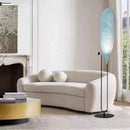 Axyaa Iron Floor Lamp - Vertical LED Light for Bedroom, Study, and Living Room