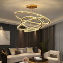 Axyaa Crystal Chandelier Pendant Light for Modern Ceiling Home Decor