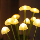 Solar Jellyfish Lamp Outdoor Waterproof Garden Landscape Axyaa Mushroom Lawn Light