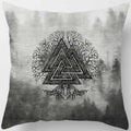 Axyaa Dark World Tree Print Pillow Cover - Home Decor Essential