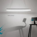 Axyaa Oval LED Aluminum Chandelier for Dining Room Lighting