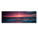 Axyaa Beach Sunset Canvas Wall Art for Aesthetic Living Room Decor
