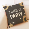 Axyaa Halloween Pillow Cover in European Linen for Spooky Fun