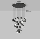 Axyaa Pendant Light: Modern LED Chandelier for Indoor Dining Room Lighting