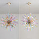 Axyaa Colorful Dandelion Glass Chandelier for Kids' Room, Dining Room, or Clothing Store