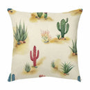 Axyaa Succulents Cactus Cushion Cover - Modern Home Decor Pillowcase