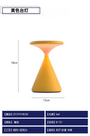 Axyaa Rechargeable Matte Table Lamp with Touch Switch - Portable Night Light