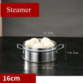 Axyaa Stainless Steel Steamer Tray with Cover - Double Ear Dumpling Rack