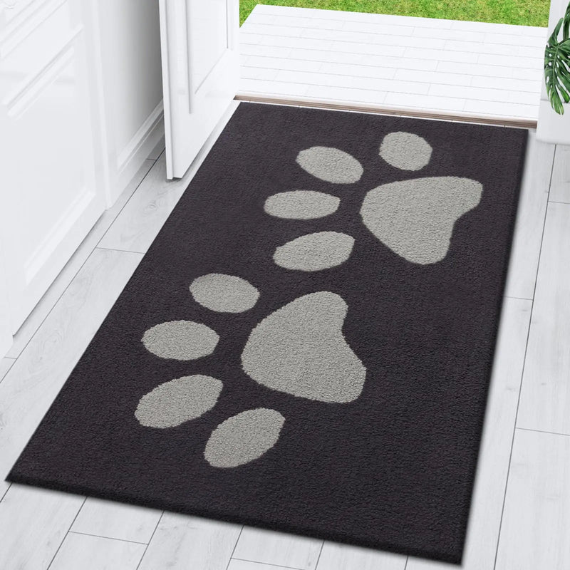 Axyaa Quick Dry Microfiber Mud Mat Dogs Entry Indoor Non-Slip Mat