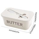 Axyaa Rectangular Cheese Box & Knife Set for Restaurant Kitchen